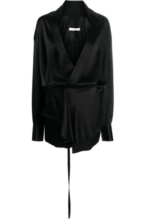 SSHEENA V-neck long-sleeve minidress