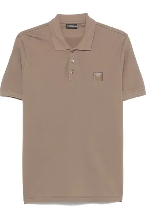 Emporio Armani Logo-patch polo shirt