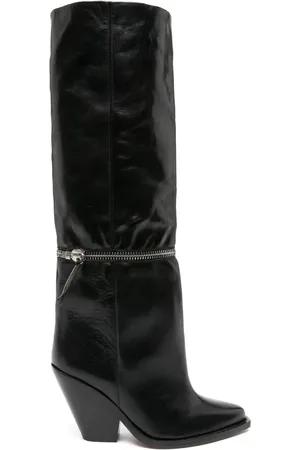 Isabel Marant Larane 90mm zip-embellished boots