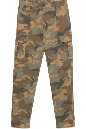 TAGLIATORE Camouflage cargo pants