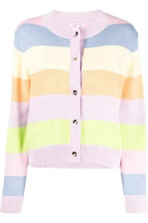 OLIVIA RUBIN Striped cotton cardigan