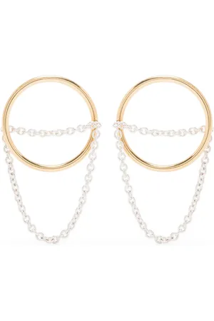 SASKIA DIEZ Chain-detailed earrings