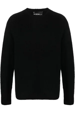 Neil Barrett Chunky-knit logo-embroidered jumper