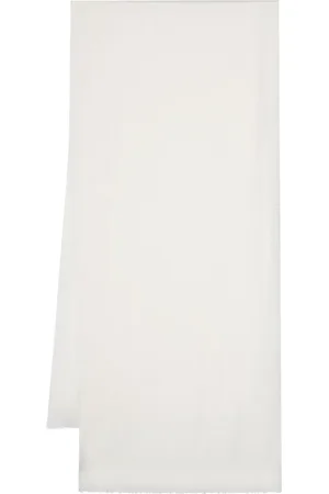 Faliero Sarti Sequin-detail frayed-brim scarf