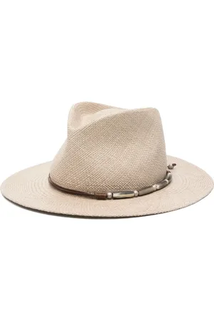 Brunello Cucinelli Bead-embellished fedora