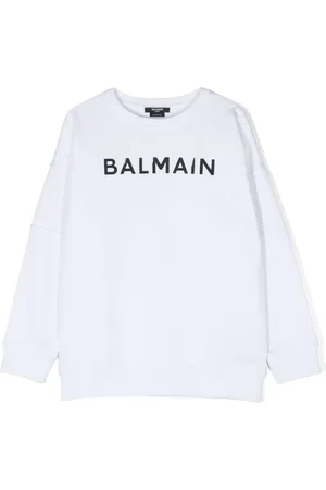 Balmain Logo-print cotton sweatshirt