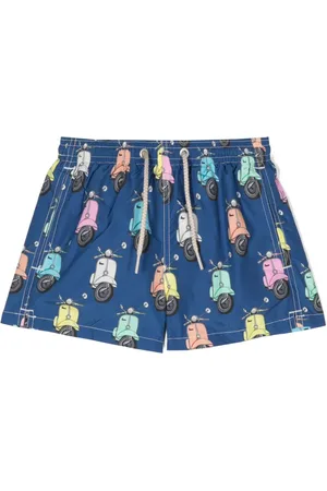 MC2 SAINT BARTH Graphic-print swim shorts