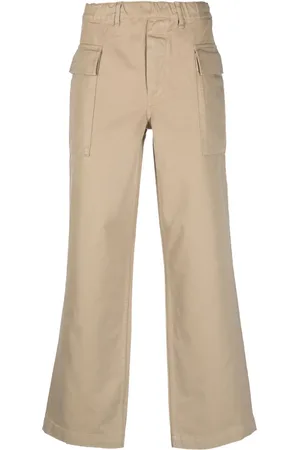 Sunflower Straight-leg cropped trousers