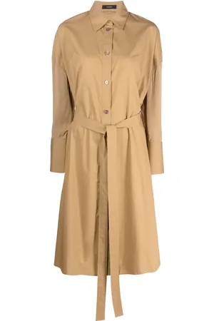 Joseph Tied-waist cotton shirtdress