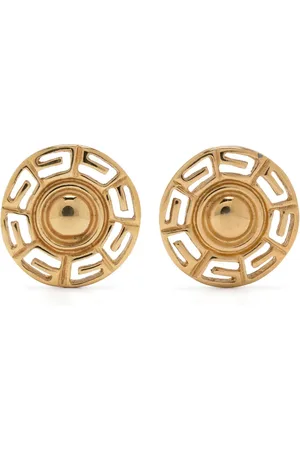 Givenchy 1980s G-logo earrings