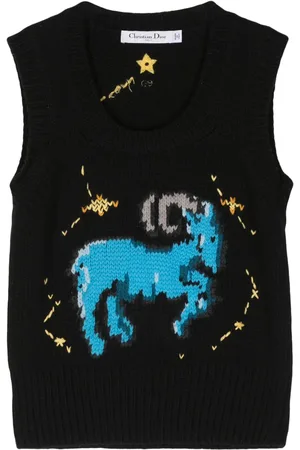 Dior Capricorn Zodiac knitted top