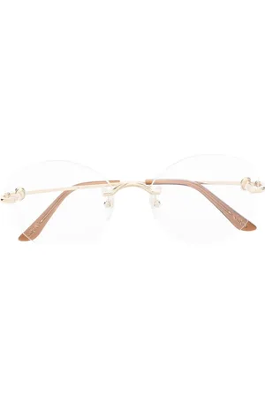 Cartier Round rimless optical glasses