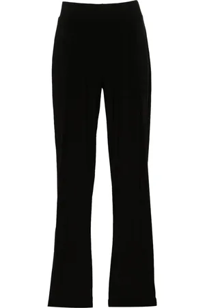 Norma Kamali Low-waist tapered trousers