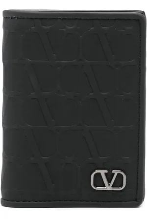 VALENTINO GARAVANI Toile Iconographe leather wallet