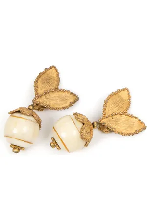 Saint Laurent 1980s clip-on earrings