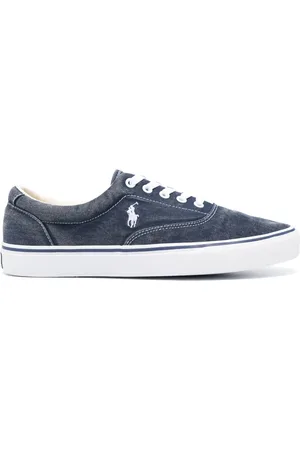Ralph Lauren Logo-sole panelled sneakers
