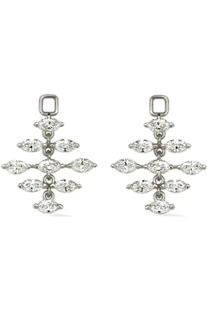 Lark & Berry 14kt white gold detachable diamond earrings