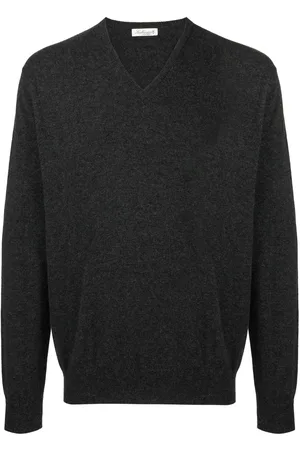 LEATHERSMITH OF LONDON V-neck knit jumper