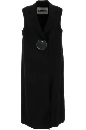 Jil Sander Button-fastening tailored crepe gilet