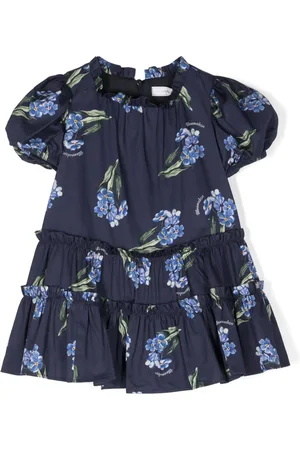MONNALISA Floral-print cotton dress