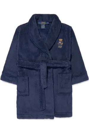 Ralph Lauren Polo Bear-patch terry robe