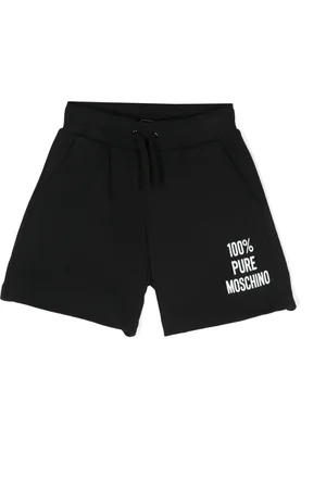 Moschino Logo-print cotton shorts