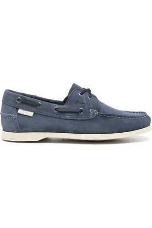 MANEBI Hamptons suede boa shoes
