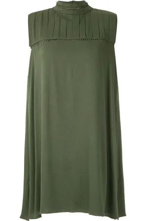 Olympiah Hagia pleat-detail dress
