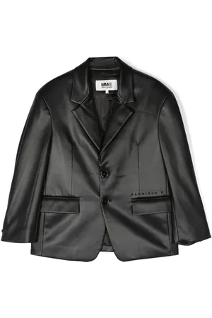 Maison Margiela Single-breasted leather blazer