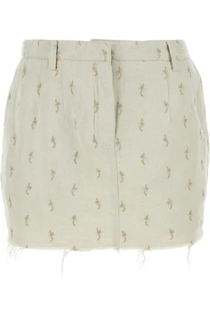Lanvin Logo patch mini skirt