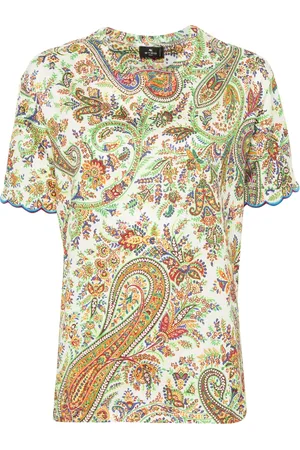 Etro Paisley-print cotton T-shirt