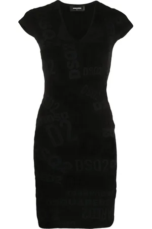Dsquared2 Chenille logo print dress