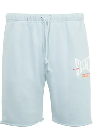 SAINT MXXXXXX Logo-print track shorts