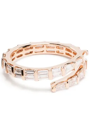Anita 18kt rose gold diamond pinky ring