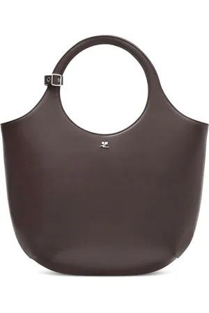 Courrèges Medium Holy leather tote bag