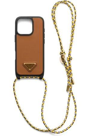 Prada Leather iPhone 16 Pro Max case
