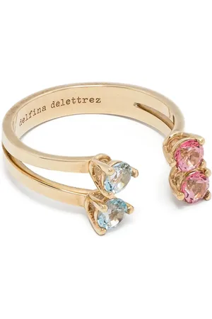 DELFINA DELETTREZ 18kt yellow Dots ring
