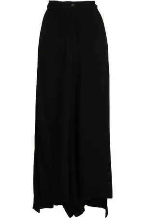MASNADA Wide-leg high-waist trousers