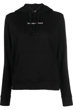 Tommy Hilfiger Logo-embroidered drawstring hoodie