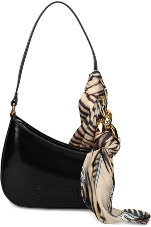 Roberto Cavalli Embossed-logo shoulder bag