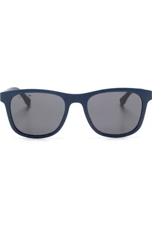 Lacoste Logo-engraved square-frame sunglasses