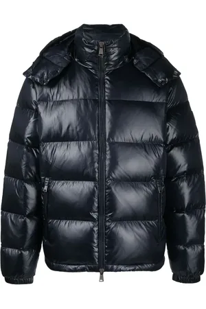 Ralph Lauren Flint logo-patch puffer jacket