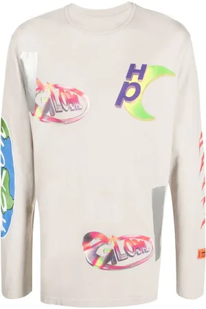 Heron Preston OS Global Collage long-sleeve T-shirt