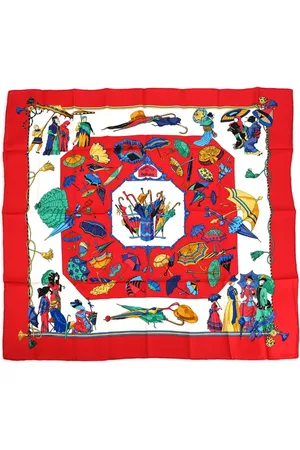 Hermès 1990-2000s Ombrelles Et Paraploles scarf