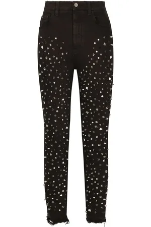 Dolce & Gabbana Audrey studded skinny jeans