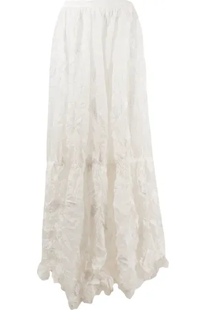 Nina Ricci Crease-layered high-waisted skirt