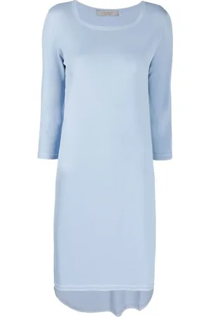 D.EXTERIOR Long-sleeved knitted dress