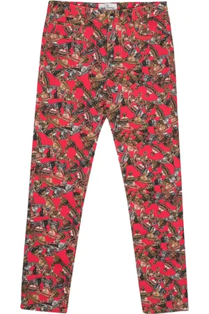 Vivienne Westwood Orb-logo-print twill trousers