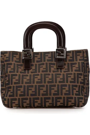 Fendi 2000-2010 Small Zucca Canvas Twins tote bag