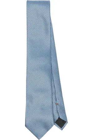 Ermenegildo Zegna Coffee-jacquard tie
